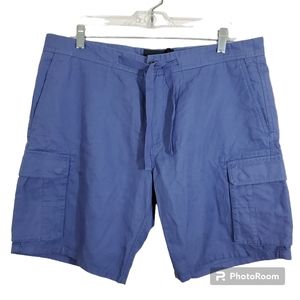 NWT Rodd & Gunn Shorts Men's Linen Blend Sandyford Cargo Blue Casual Size 36